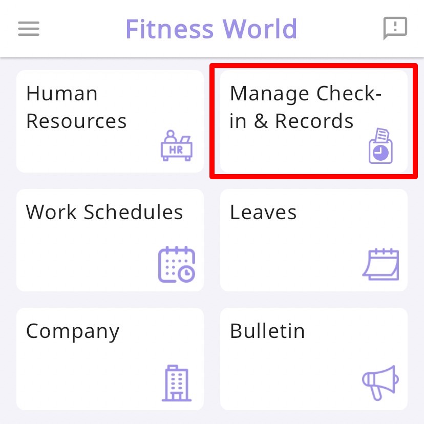 How to export excel files of clock-in records?