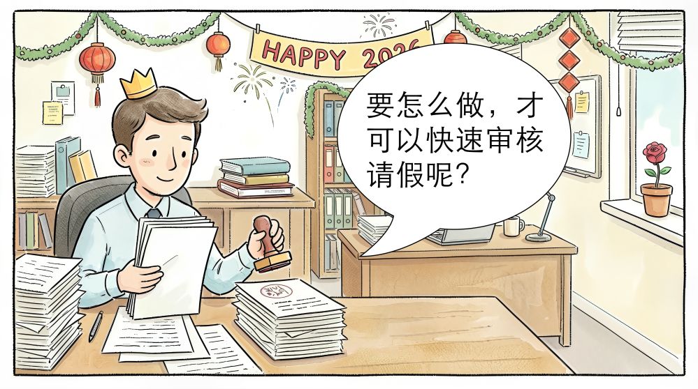 请假不塞车，审核一次到位